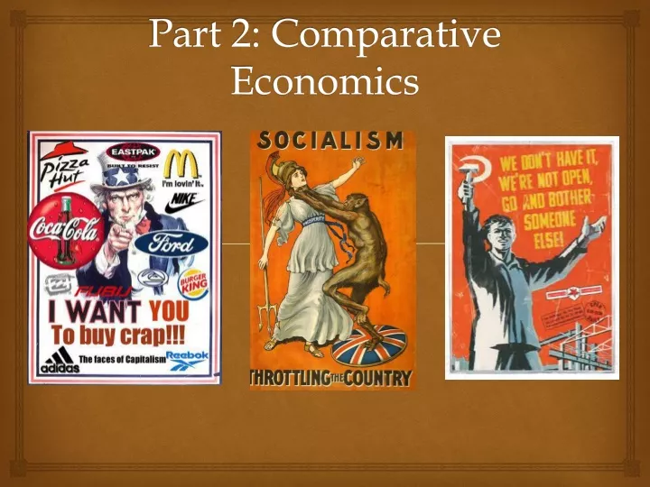 part 2 comparative economics