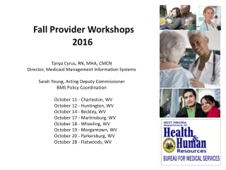 Fall Provider Workshops 2016
