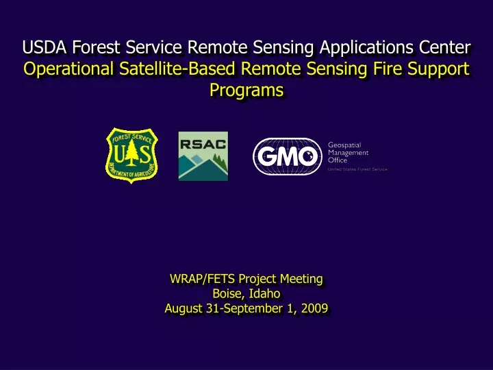 usda forest service remote sensing applications