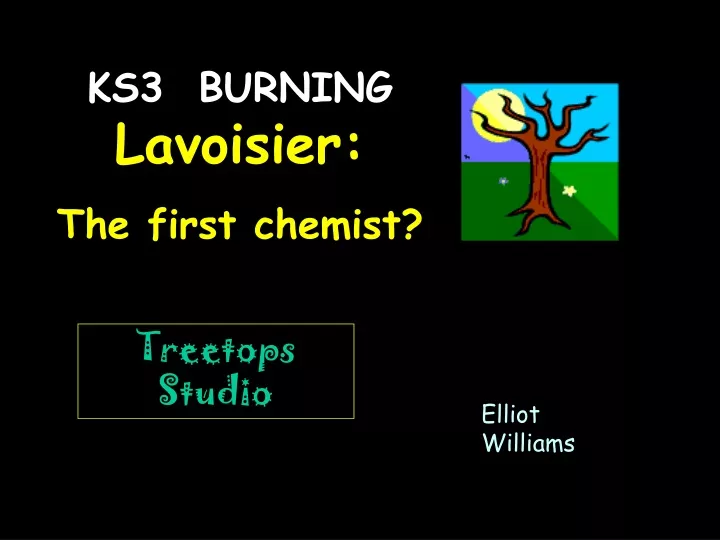 ks3 burning lavoisier the first chemist