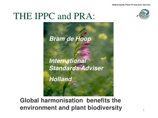 THE IPPC and PRA: