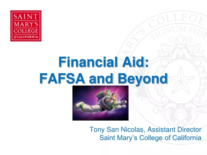 financial aid fafsa and beyond