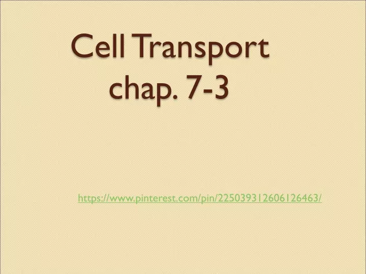 cell transport chap 7 3
