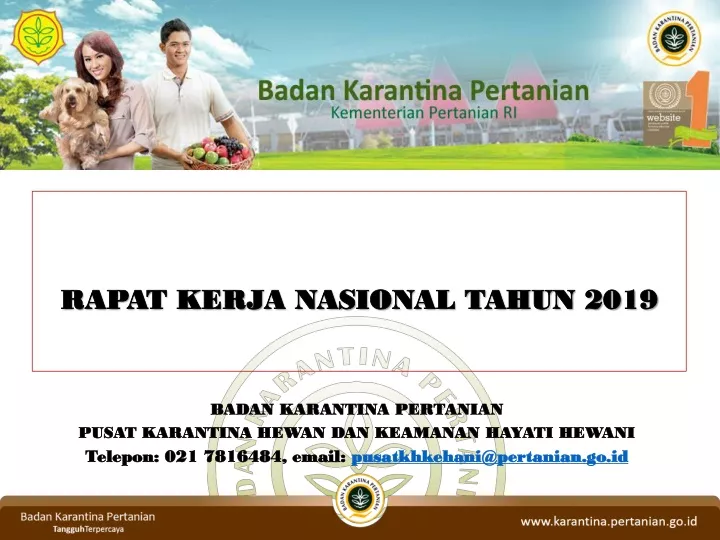 rapat kerja nasional tahun 2019