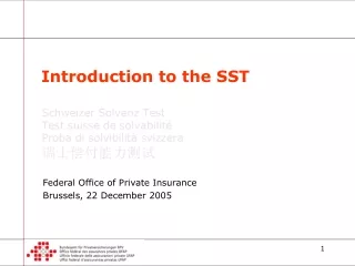 Introduction to the SST