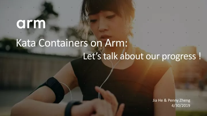 kata containers on arm