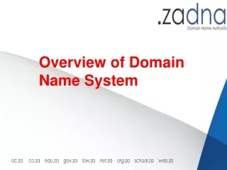 Overview of Domain Name System