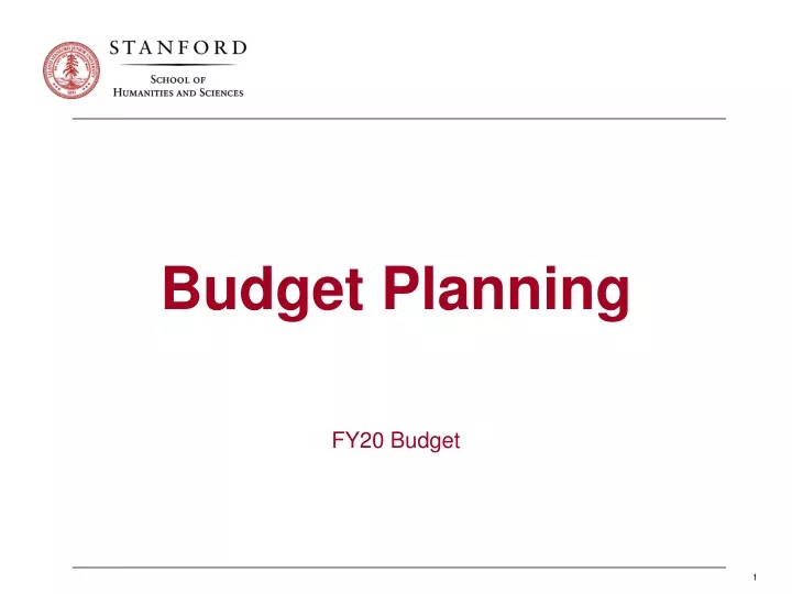 budget planning