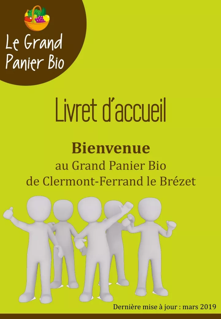 livret d accueil bienvenue au grand panier