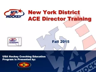 New York District ACE Director Training