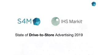 State of  Drive-to-Store  Advertising 2019