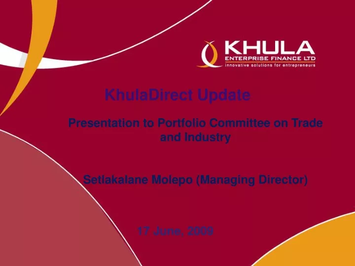 khuladirect update