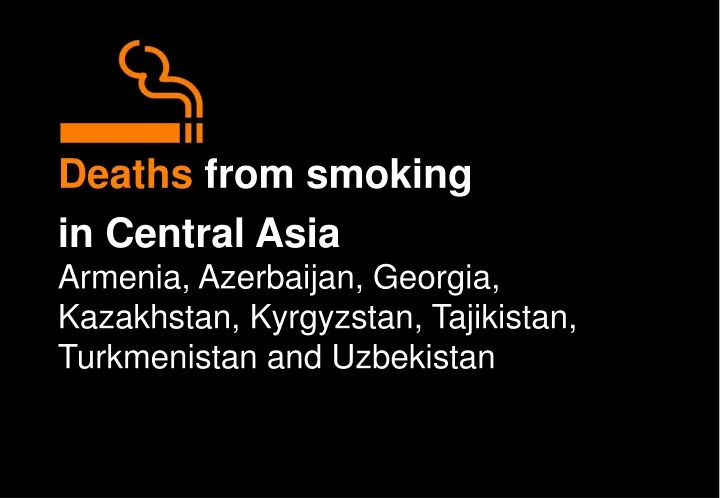 deaths from smoking