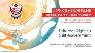 Inherent Right to Self-Government