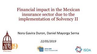 Financial impact in the Mexican insurance sector due to the implementation of Solvency II