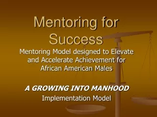 Mentoring for Success