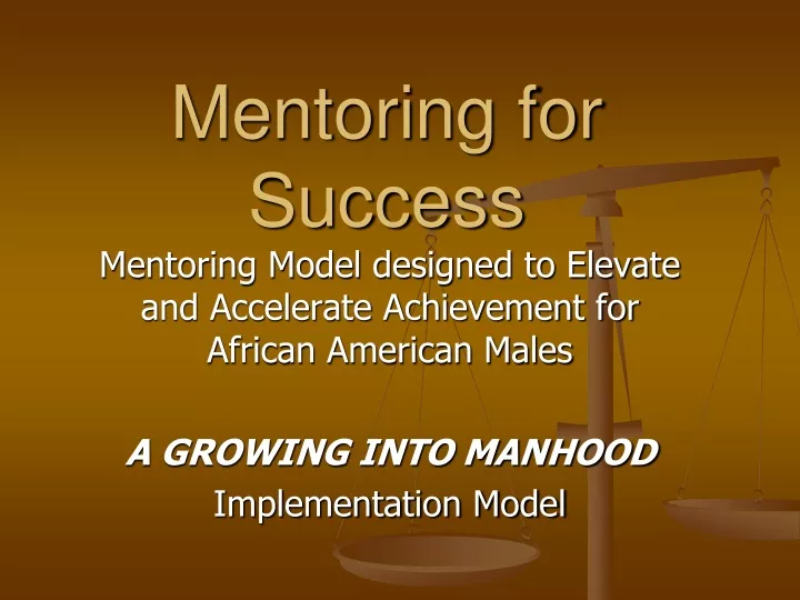 mentoring for success