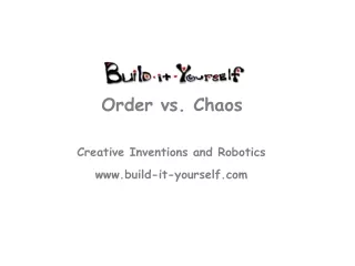 Creative Inventions and Robotics build-it-yourself