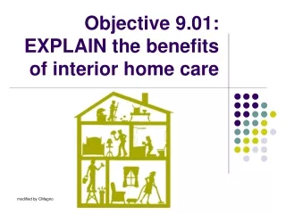 Objective 9.01: EXPLAIN the benefits of interior home care
