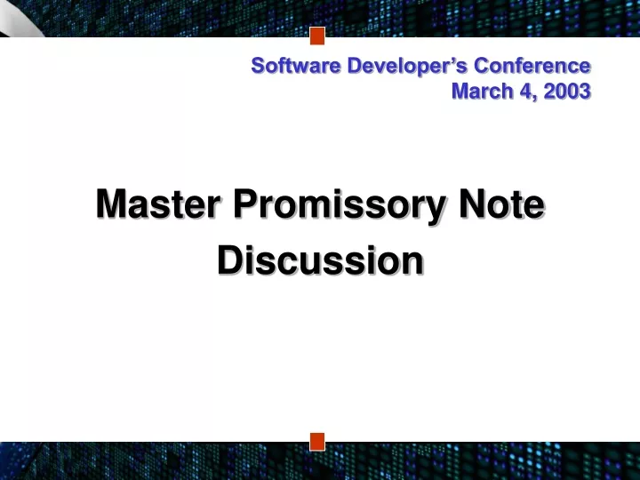 software developer s conference march 4 2003