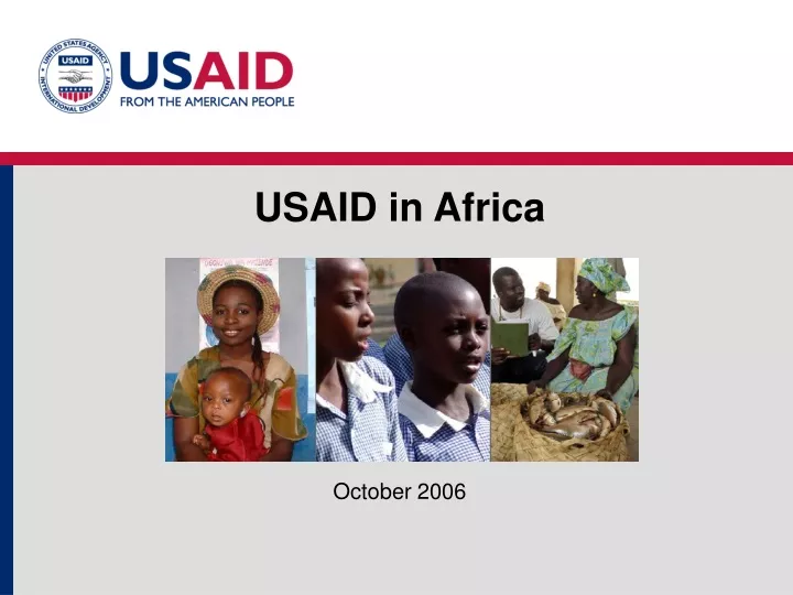 usaid in africa october 2006