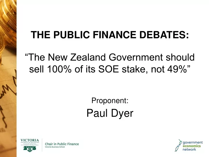 the public finance debates the new zealand