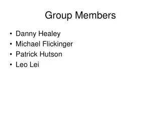 Group Members