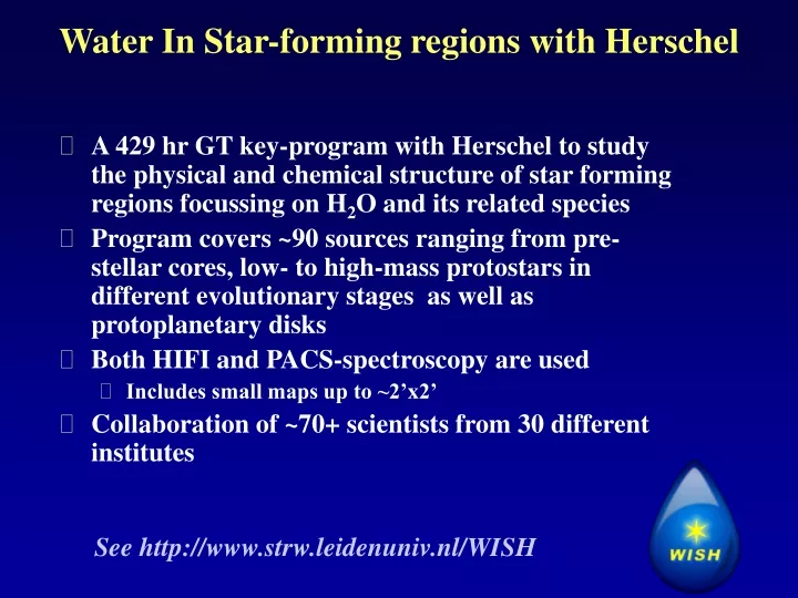 water in star forming regions with herschel