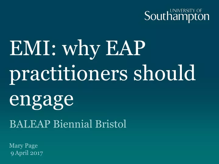 emi why eap practitioners should engage