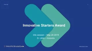 Innovative  Starters  Award