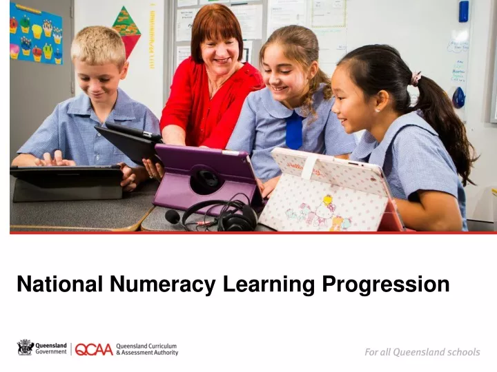 national numeracy learning progression