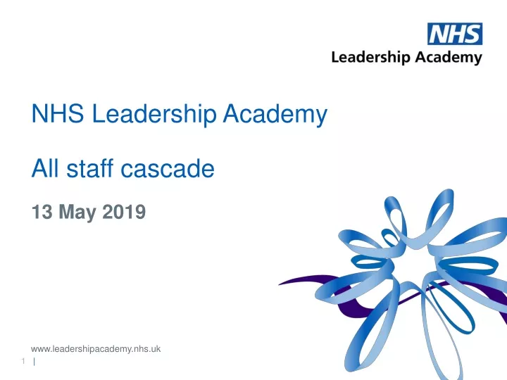 nhs leadership academy all staff cascade