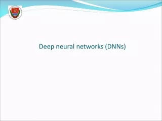 Deep neural networks (DNNs)