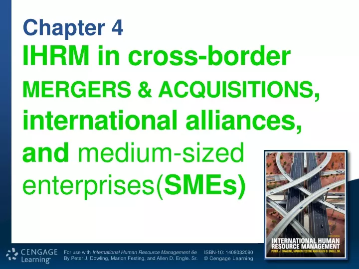 ihrm in cross border mergers acquisitions international alliances and medium sized enterprises smes