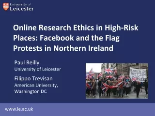 Online Research Ethics in High-Risk Places: Facebook and the Flag Protests in Northern Ireland