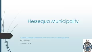 Hessequa  Municipality