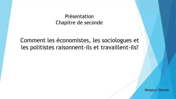 pr sentation chapitre de seconde