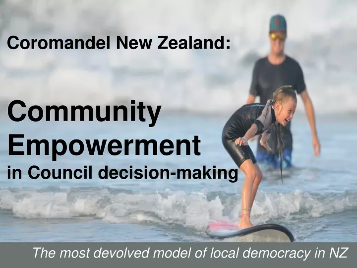 coromandel new zealand community empowerment