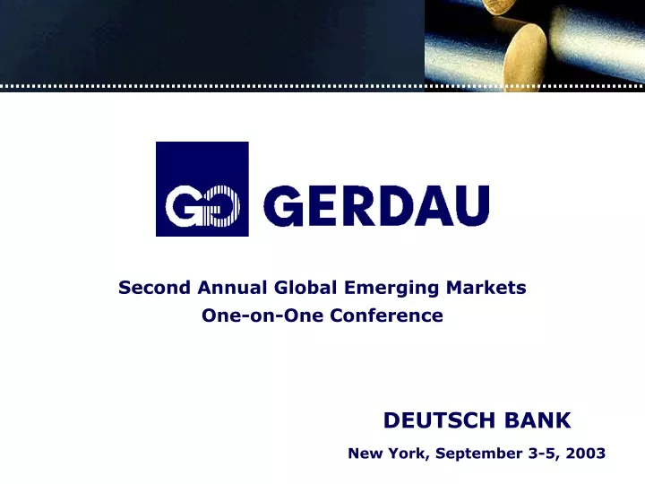second annual global emerging markets