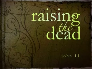 This is not the first time Jesus has raised someone from the dead. 		Compare Mark 5:35-43