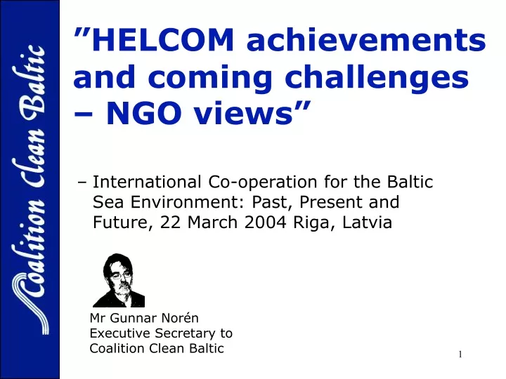helcom achievements and coming challenges ngo views