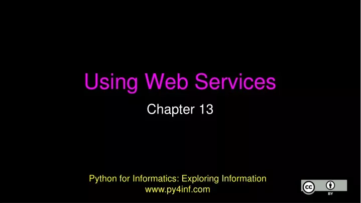 using web services