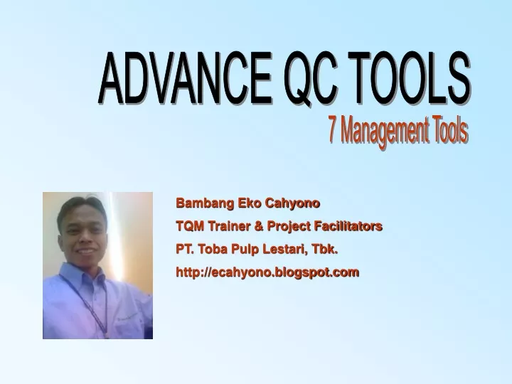 advance qc tools