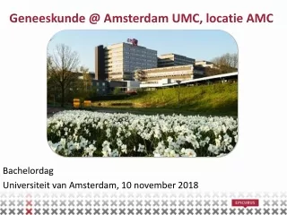 Geneeskunde @ Amsterdam UMC, locatie AMC