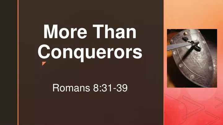 more than conquerors