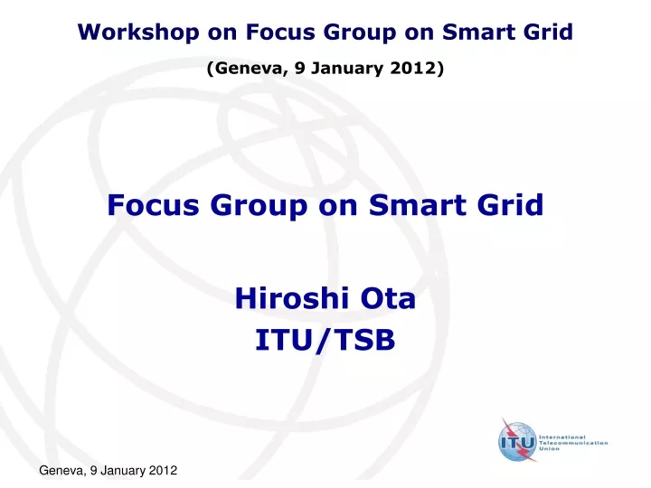 focus group on smart grid
