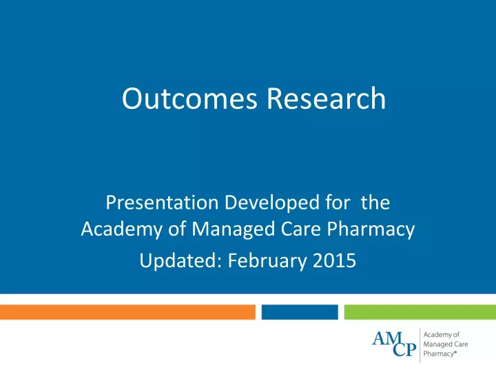 outcomes research