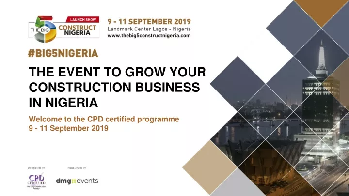 the event to grow your construction business