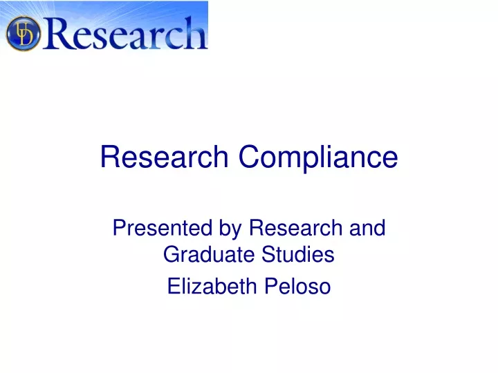 research compliance