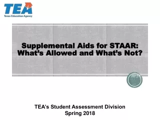 Supplemental Aids for STAAR: What’s Allowed and What’s Not?